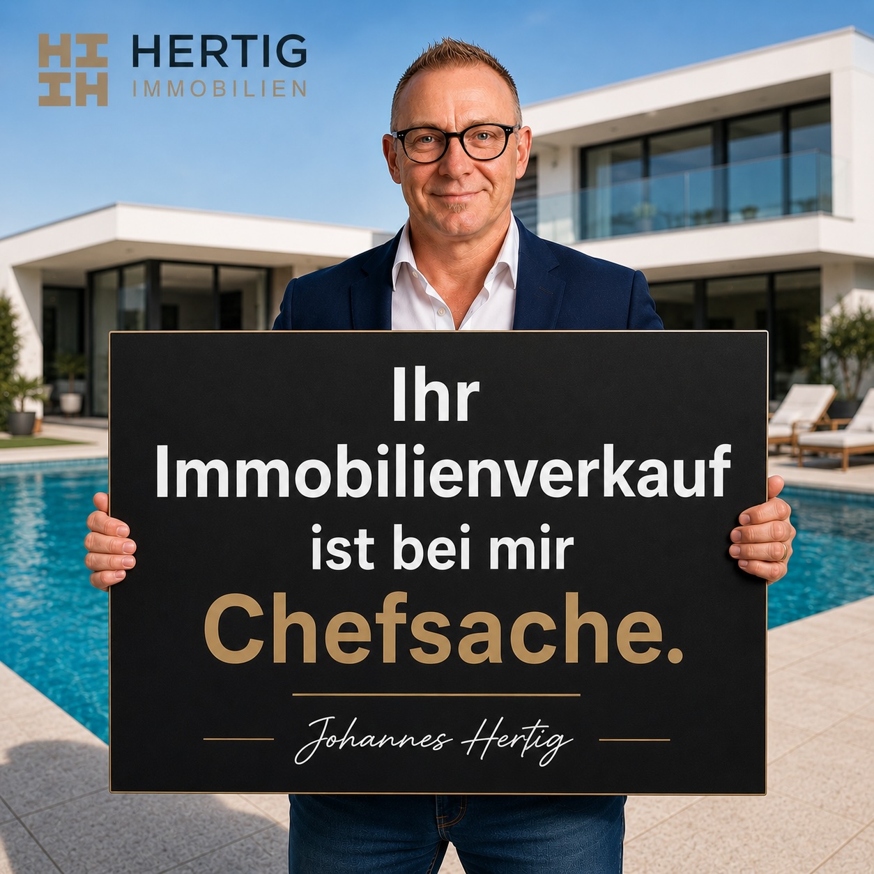 Ihr Immobilienverkauf ist bei mir Chefsache – Johannes Hertig